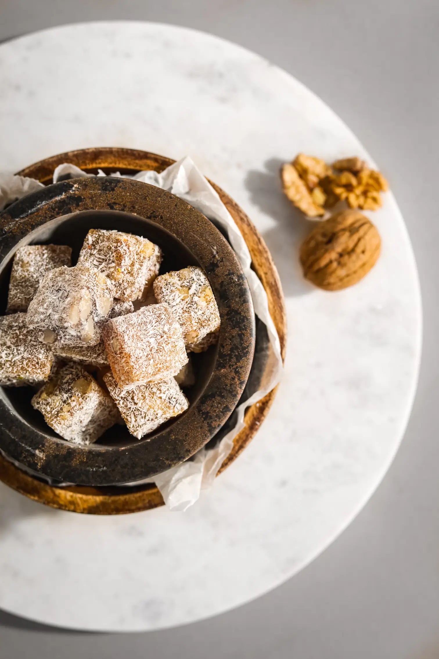 Glutenfrei Walnuss Lokum