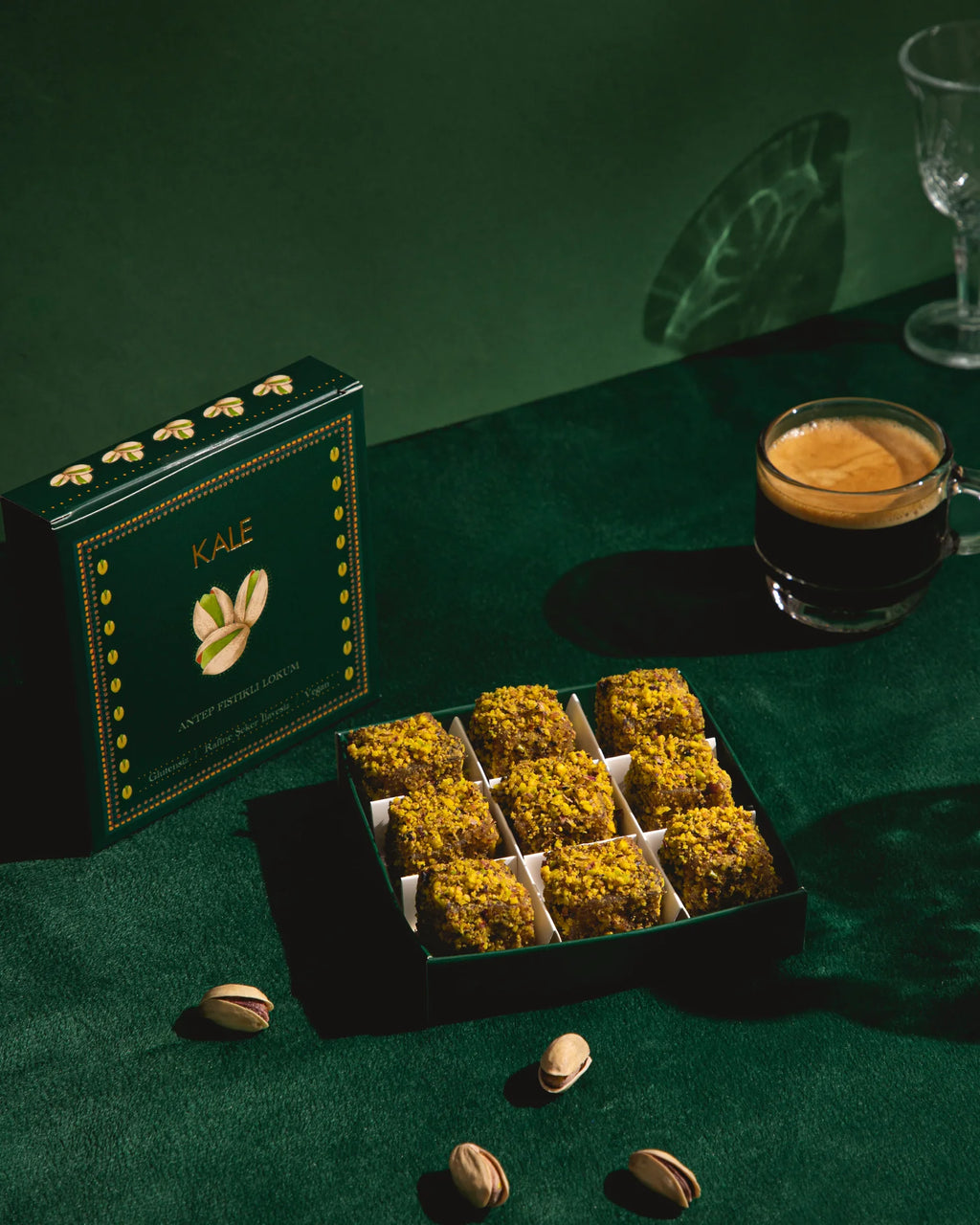 Glutenfrei Pistazien Lokum