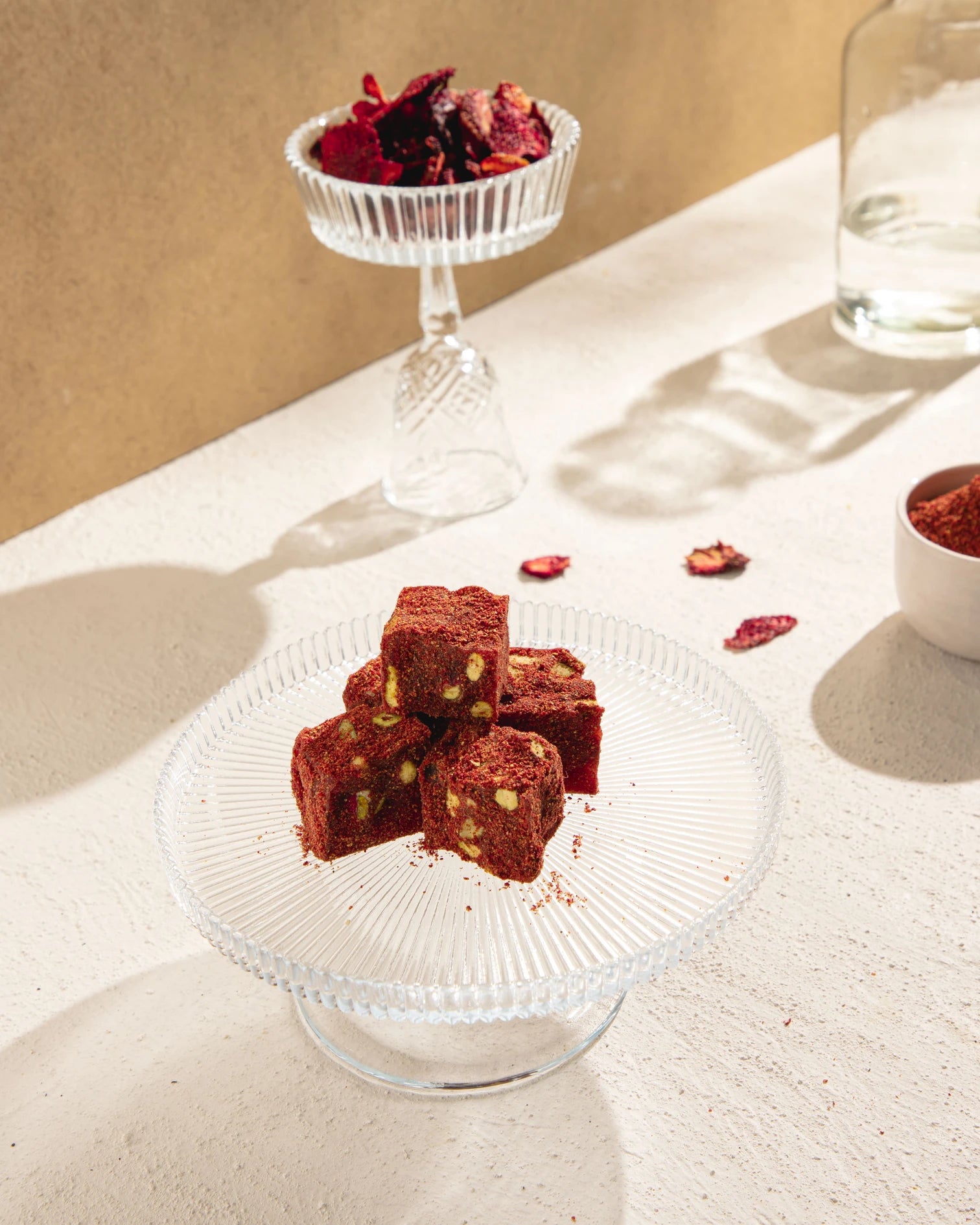 Glutenfrei Granatapfel & Pistazien Lokum