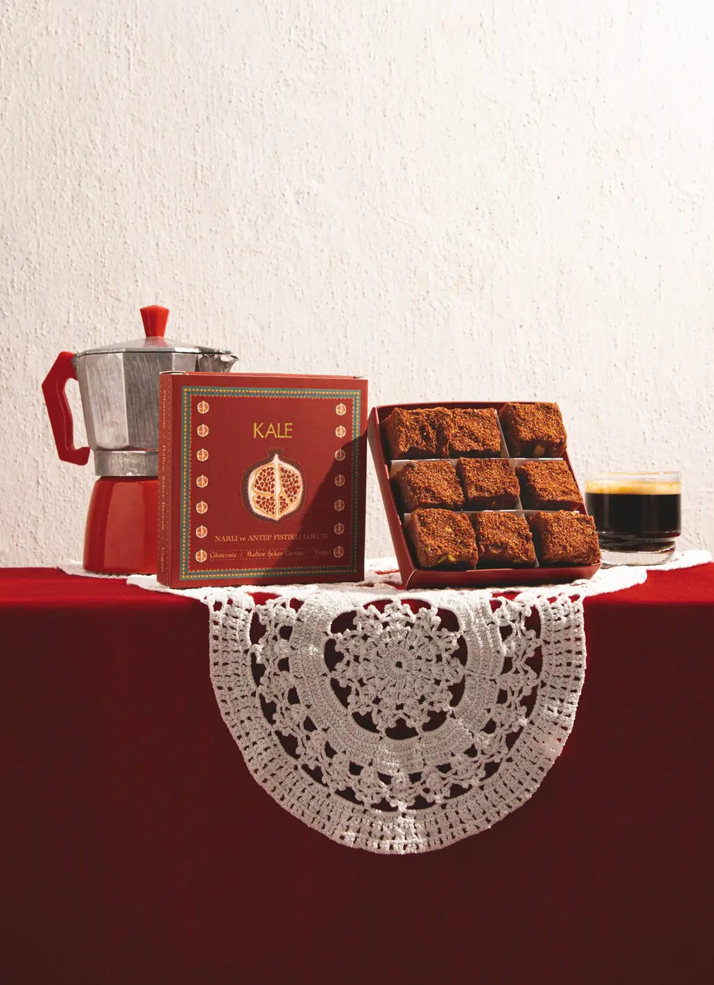 Glutenfrei Granatapfel & Pistazien Lokum