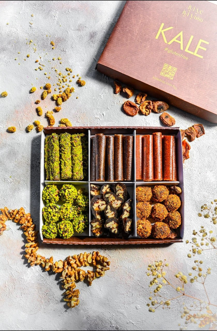 Glutenfrei & ohne zugesetzten raffinierten Zucker MIX Paket Fruchtleder (Pestil)