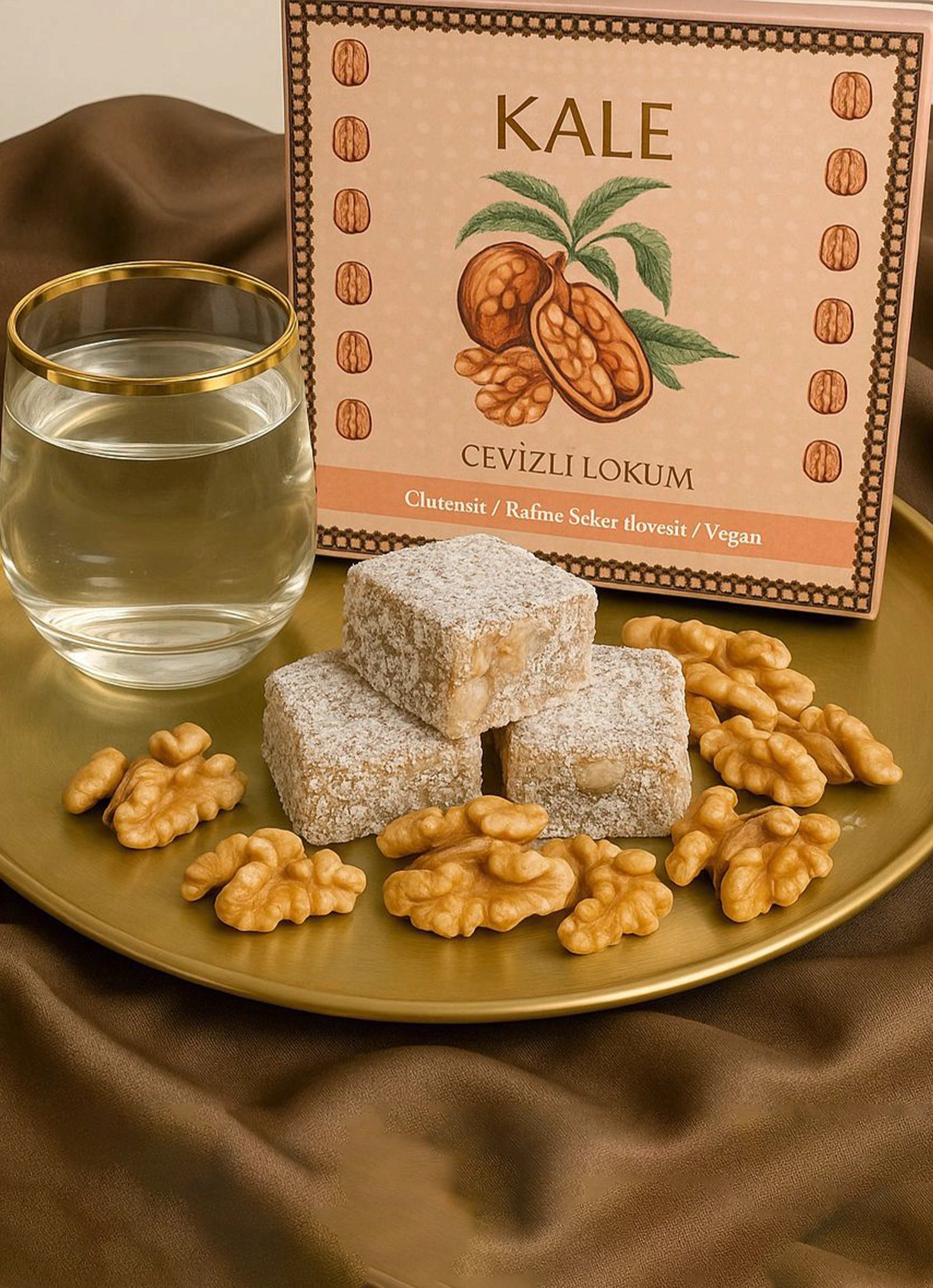 Glutenfrei Walnuss Lokum